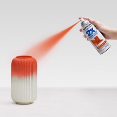 Rust-Oleum 314753 Rustic Orange Satin Spray Paint and Primer 12 oz. (Pack of 6)