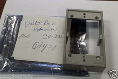Used Gray 10.0 CU In Outlet Box Extension