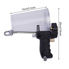 Gelcoat Dump Spray Gun Resin Spray Painting Tools Home Fiberglass Coat + Nozzle