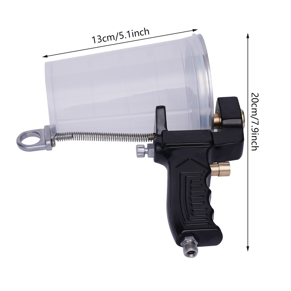 Gelcoat Dump Spray Gun Resin Spray Painting Tools Home Fiberglass Coat + Nozzle
