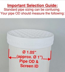 8″ PVC Size Selections