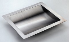 Stainless Steel Drop-In Deal Tray, Brushed Finish, 8″ (w) x 10″ (d)