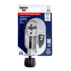 Superior Tool 1-1/8 in. Pipe Cutter Black/Silver (Pack of 12)