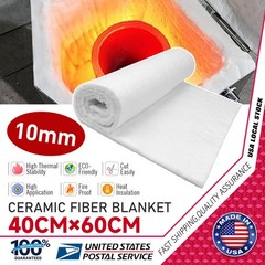 10mm Ceramic Fiber Insulation Blanket Fireproof Cotton Blanket Bed Sofa Quilt