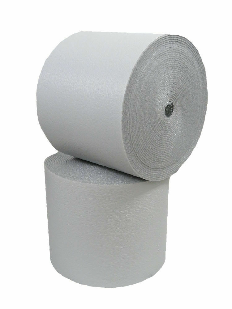 24″ x 25′ -5W WHITE Reflective Insulation roll Foam Core Radiant Barrier 5MM