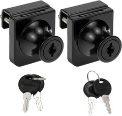 LC LICTOP No Drill Showcase Lock for 0.2-0.3 Inch Glass, Key Different – Door to