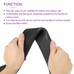 1/8″ ID x 3/16″ Thick 24″ Pipe Insulation Tube Foam Grip Pipes Tubing ,Black