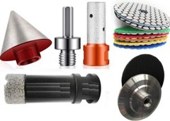 10Pcs marble ceramic porcelain Beveling Chamfer Bit w/ Adapter hole cut core bit