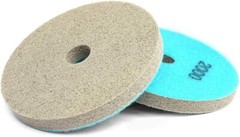 4.5 Inch Diamond Mesh Rim Blade Ceramic Porcelain Marble + Sponge Pads Kit