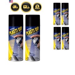 2 Pack Mulit-Purpose Rubber Coating Spray Black 11oz