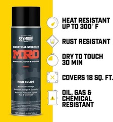 Industrial MRO High Solids Spray Paint, Safety Blue, 16 Fl Oz Pack of 1