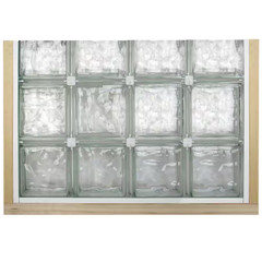 4 In. Thick Series 48 In. Glass Block Perimeter Channel (3-Pack)