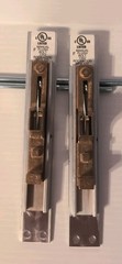 Set of 2: Rockford 555.26D Lever Extension Flush Bolts, Satin Chrome