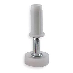 Manufacturer Varies Pivot Wheel, 2 1/4 in W, 7/8 in L, White 1XMX7 Manufacturer