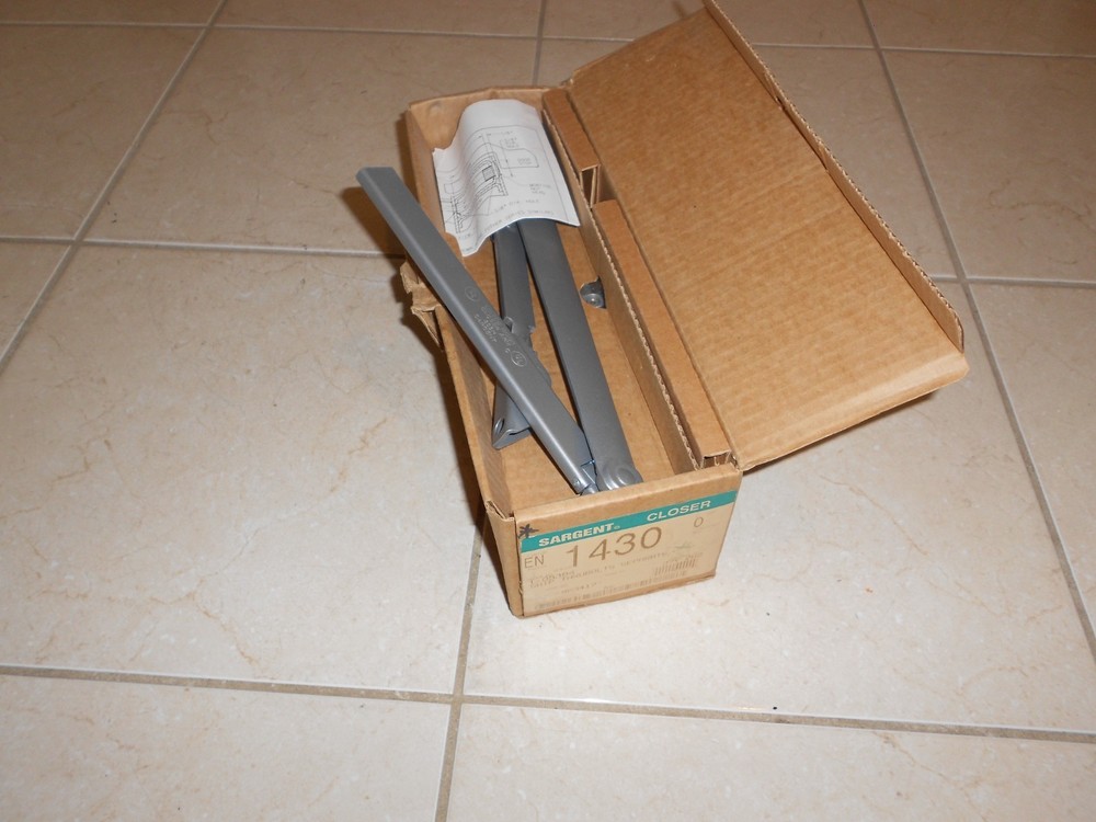 SARGENT MODEL 1430 DOOR CLOSER ” PARTS MISSING “