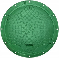 Manhole cover manhole cover DN600/800 A15 BabylonPlast™ green