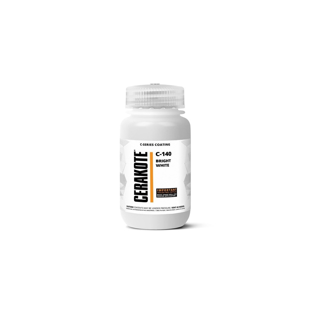 CERAKOTE® (AIR Cure C-Series Bright White [ 4oz ] Tester (4 oz), BRIGHT WHITE