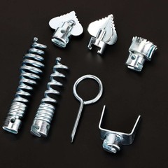 7/14pc Cutter Set Drain Cleaner Plumbing Snake Tools Cable Auger Clog Sewer Pipe