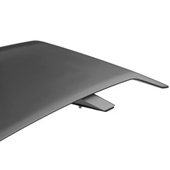 Matte Black ABS 4-Pedestal Rear Trunk Spoiler for 2010-2014 Ford Mustang GT
