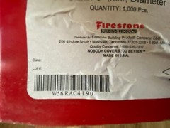 Firestone 3″ Diameter 1000 Pcs. Insulation Fastening Plate W56-RAC-4190 New