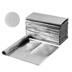 Double Reflective Insulation Sheet,16PCS Double-Sided Aluminum Foil Radiant Barr