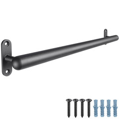 Dolibest 46 Inch Wall Mount Metal Handrail Staircase Step Handrail Non-Slip