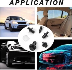 100Pcs Auto Trim Clip Panel Fasteners Car Truck Push Retainer Pin Rivet Clip Set