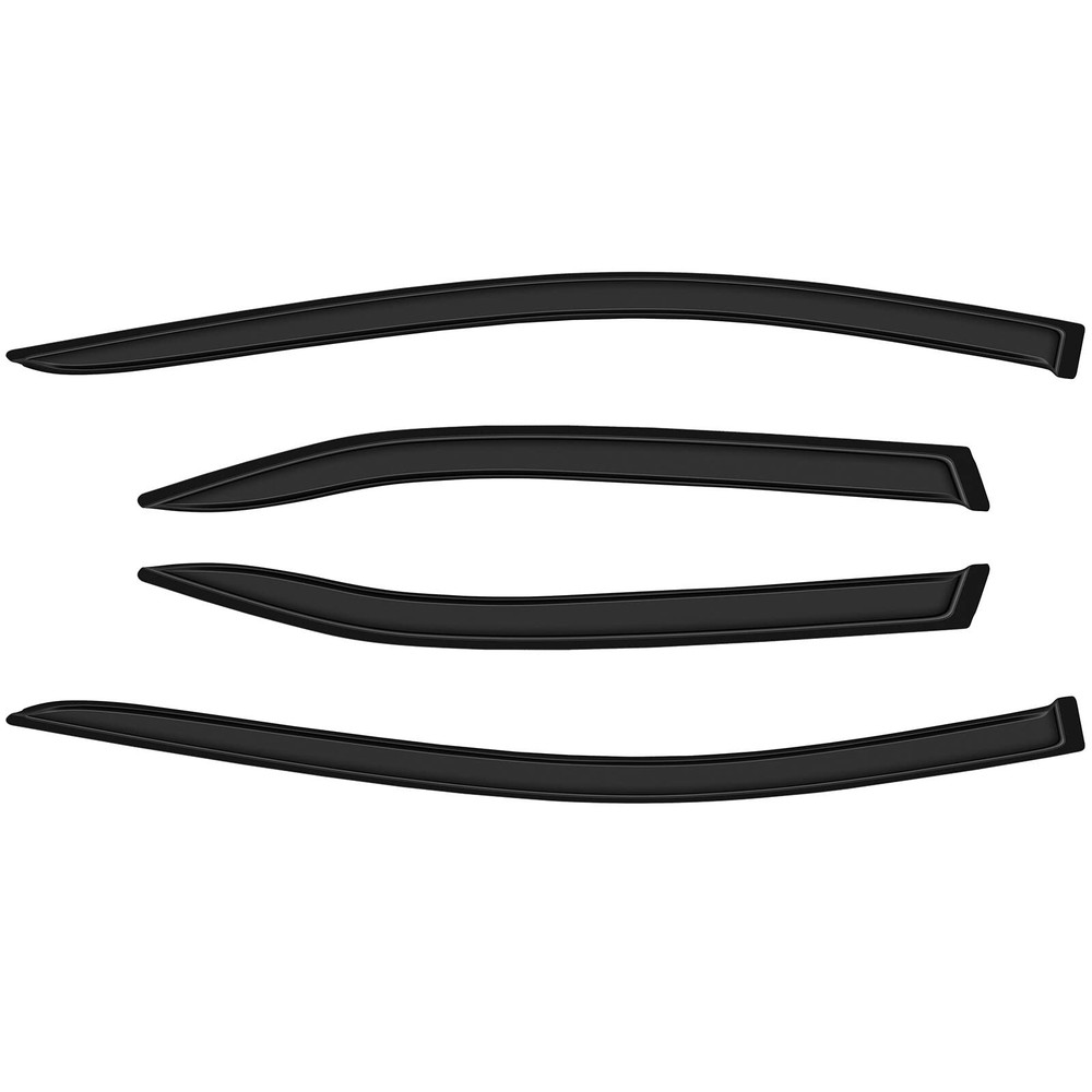 Side Window Deflectors Sun Rain Guards For 2007-2011 Toyota Camry 4Pc Black