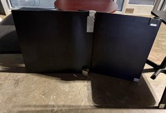 Service Pro Cafe 70×34 Swinging Doors, Wooden Core, Black Laminate