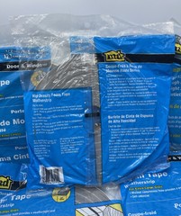 Lot of 9 Packs M-D 3/4″ W x 1/2″ T x 10′ L Gray Foam Weatherstrip Tape 02311