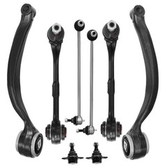 8Pcs Suspension Kit Frt Lwr Ctrl Arms Sway Link Ball Joint for E90 3 Ser X1 AWD
