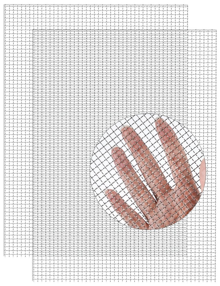 2Pack 5Mesh 10” x 14” Wire Mesh Screen, 304 2Packs – 5 Mesh, 5
