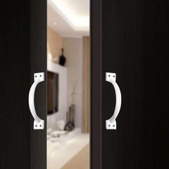 V171 6-1/2″ Gate Handle, Screen Door Handle in Stainless Steel White, Screen …