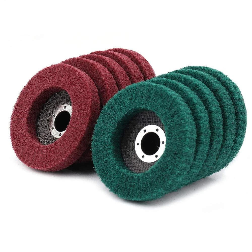 4-1/2″ Nylon Flap Discs 11PCS 180 320 Grit Angle Grinder Cleaning