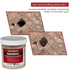 Traverfill – Travertine Hole and Void Repair – 1 Pound – Dark
