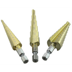 K Tool International Step Drill Bits 3 Piece Set 71233