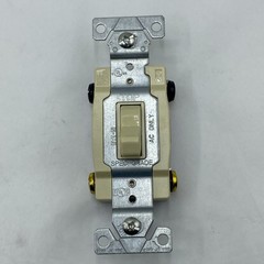 LOT OF 2 Eaton CSB420V Toggle Light Switch, 4-way, 20-Amp, Ivory, 120/277V