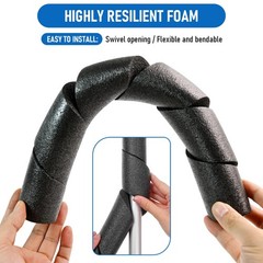 Pipe Insulation Tube 15.7 Snake Wrap Foam Insulation Protection Wrap Foam Pipe