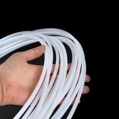 ID 0.5mm-9mm White PTFE Tube Tubing Pipe 600V High Temperature Resistance 260℃