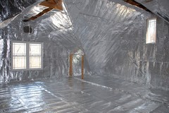 4000 sqft USEP Reflective Foam Core 1/4 inch Insulation Housewrap Barrier Solid