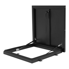 Roof Hatch, Roof Security Door, Roof Access Hatch Black Aluminum Alloy
