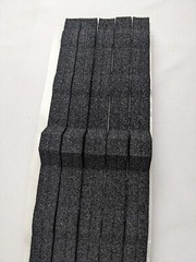 (20 pcs) 3/4″ Classic 5 Rib Panel Foam Inside Closure Strips 3′ w/ 9″ on Center