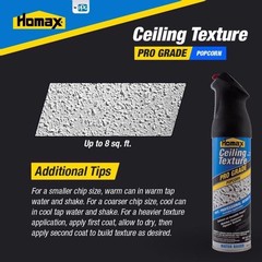 Homax Industries 4575 Homax Pro Grade Aerosol Popcorn Ceiling Texture, 14 oz