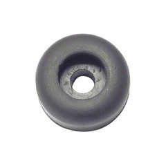 GRAINGER APPROVED 207-017K Bumper,1/2 In.,Black,Rubber,PK50 16WD04