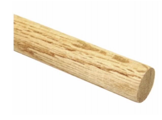 Madison Mill 432554 5/8 ” X 36″ Round Straight Oak Wood Dowels – Pack of 30