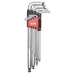 K Tool International Allen Key Set Damaged Hex Screw Removal 9 Piece HKB2-9TS