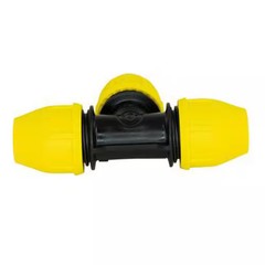 HOME-FLEX 1/2 in. IPS DR 9.3 Underground Yellow Poly Gas Pipe Tee