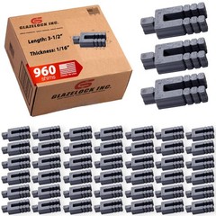 Stackable Plastic Peel Away Shims – 960 Pieces, 3.5″ Length, U Shape, 5/8″ Bolt