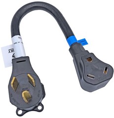 FC-103TT 10-30P to TT-30R Adapter Male NEMA 10-30P 30Amp Dryer Plug to TT-30R…
