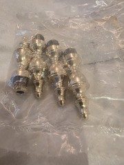 Baldwin Urn Tip Finial Polished Brass Set Of 2 1091-003 For Square Corner Hinge